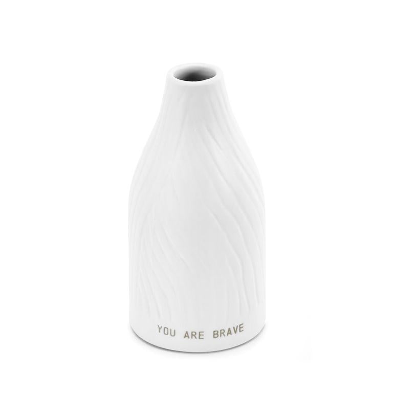 Mini Ceramic Vase with thoughtful phrase - perfect for gift-giving!