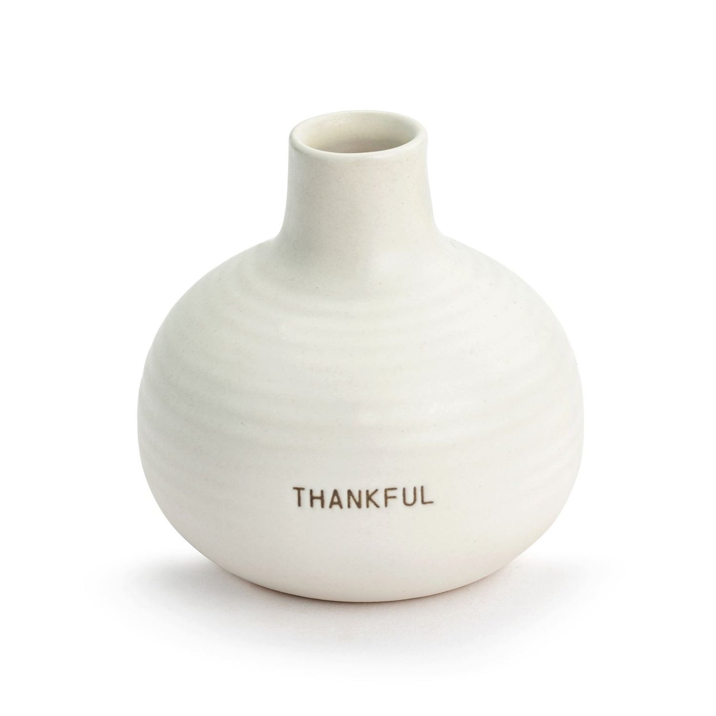 Mini Ceramic Vase with thoughtful phrase - perfect for gift-giving!