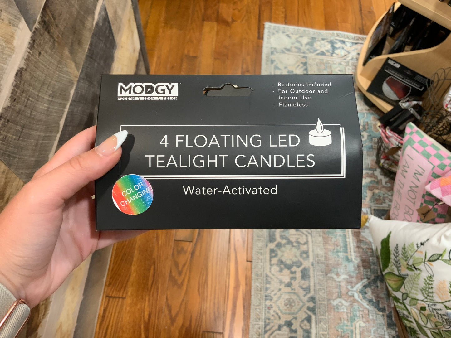 Water-activated LED Floating Candles