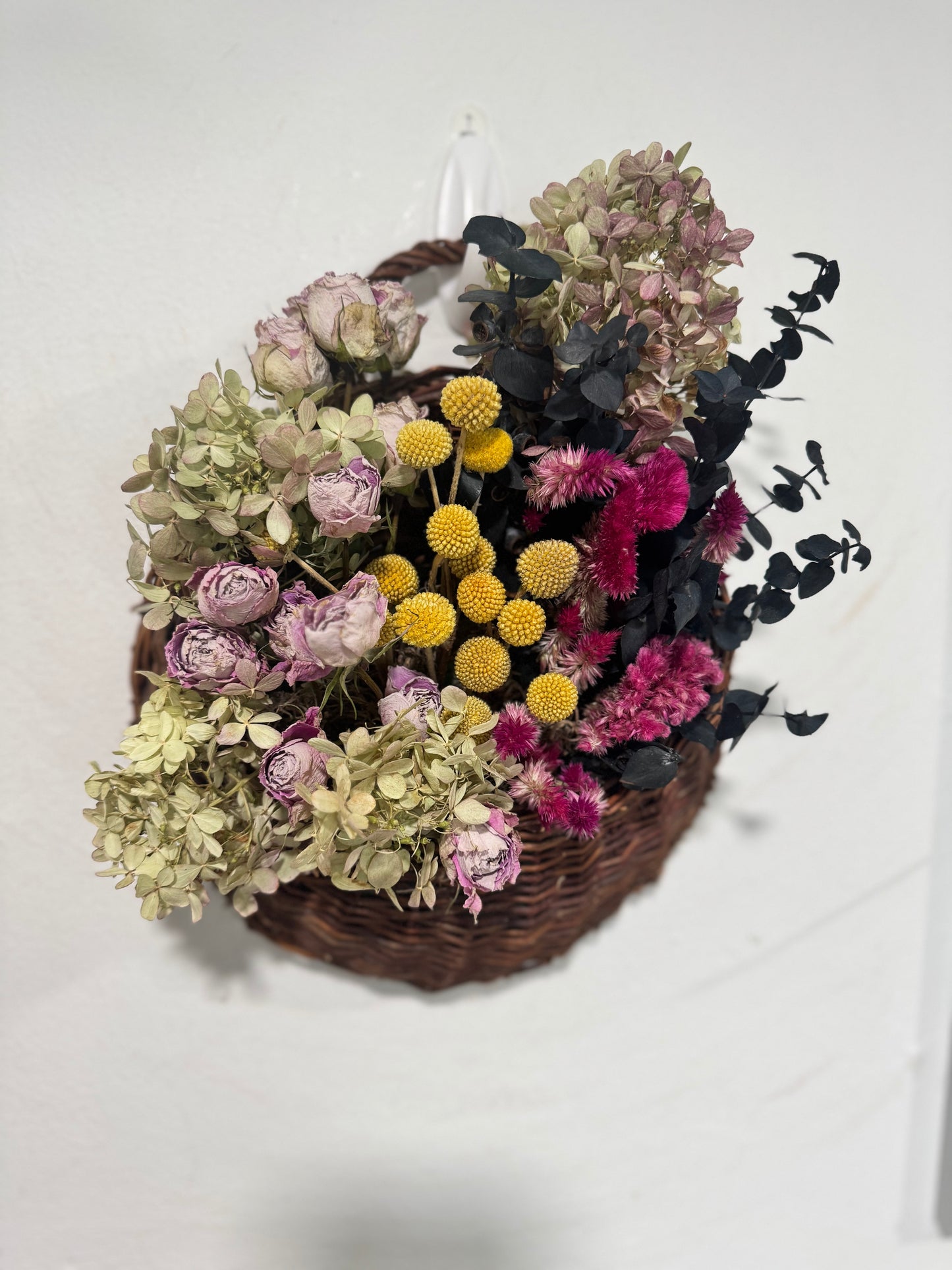 Dried Flower Wall Basket
