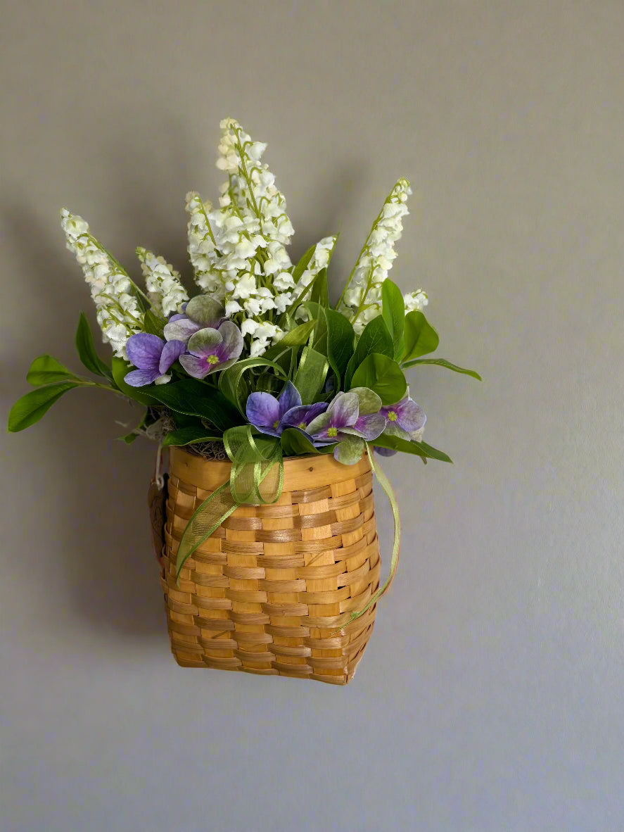 Lilly of the Valley basket