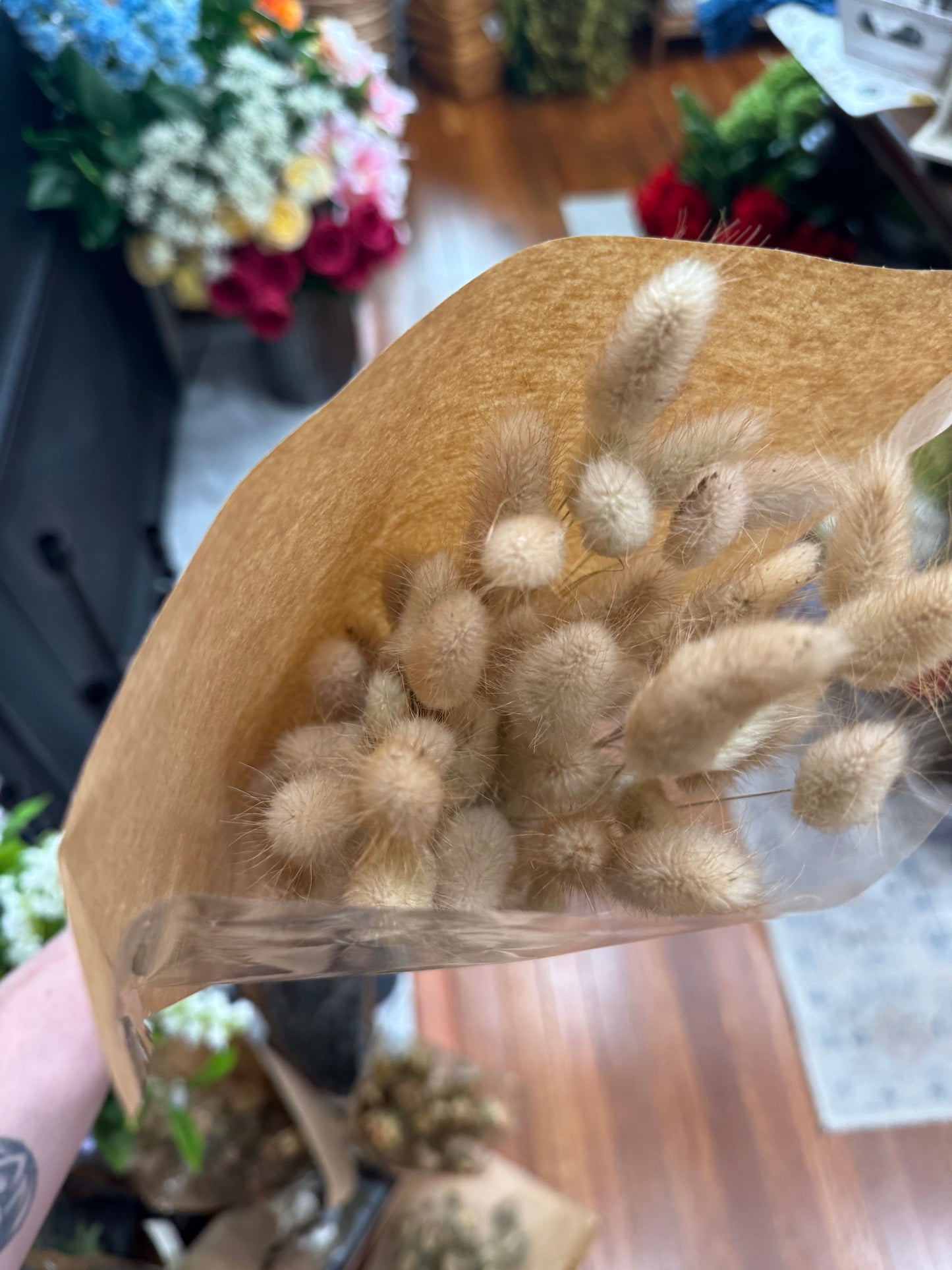 Dried Bunny Tail (Natural)