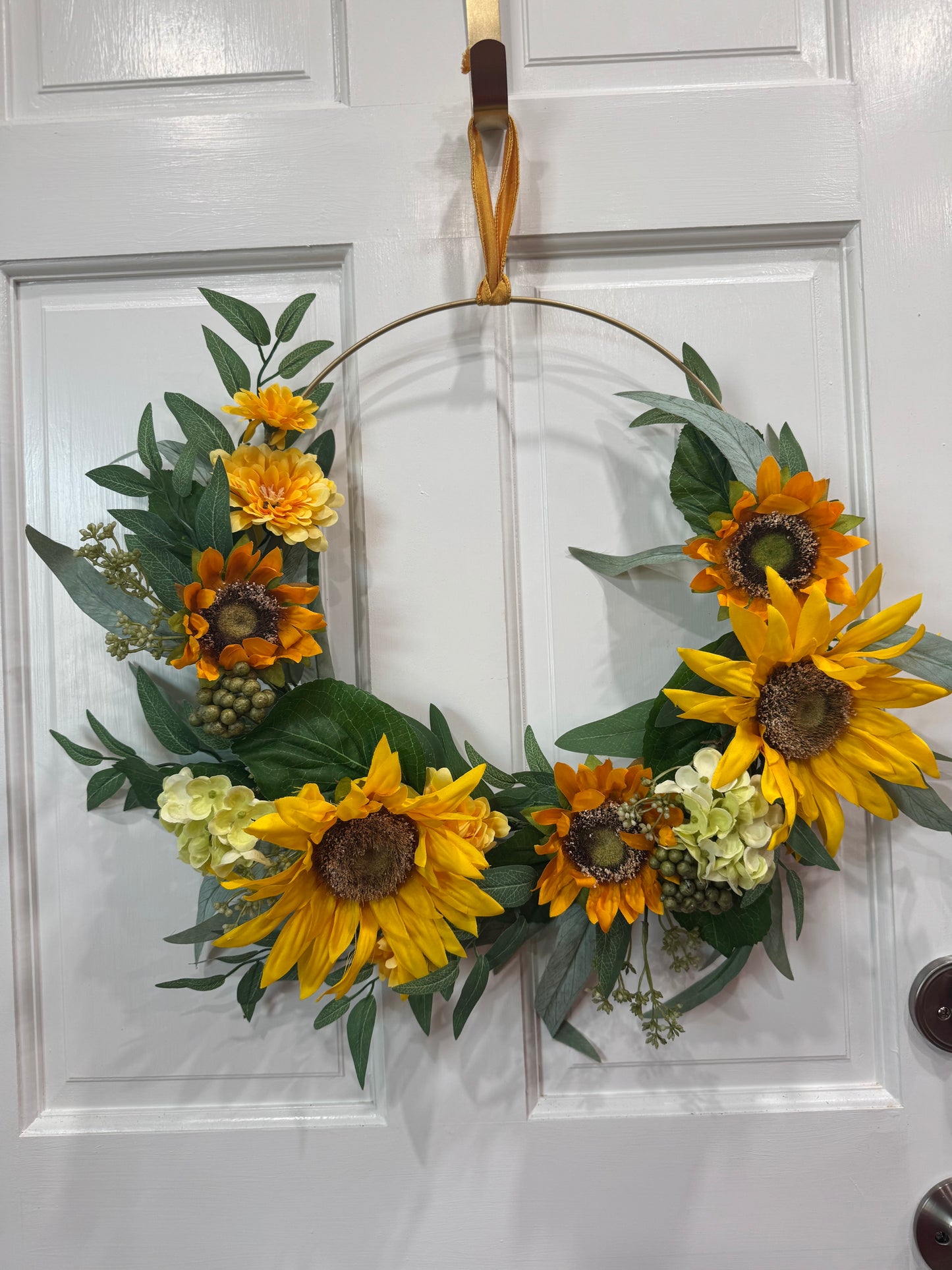 Sunflower Ring Wreath