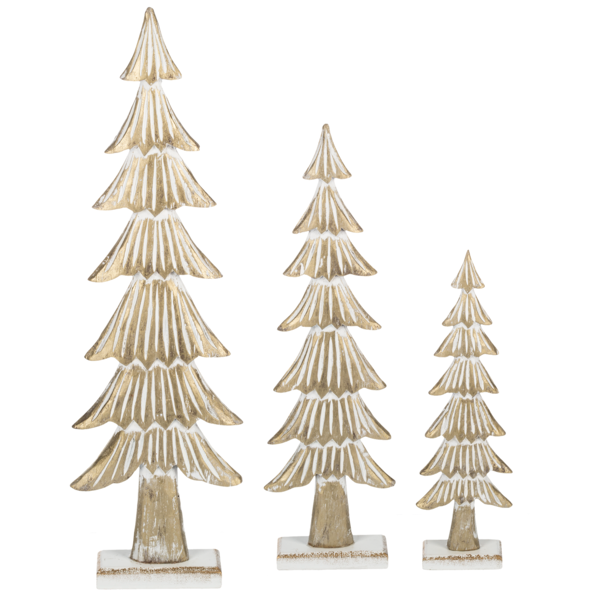 FROSTED GOLD TREE WOOD