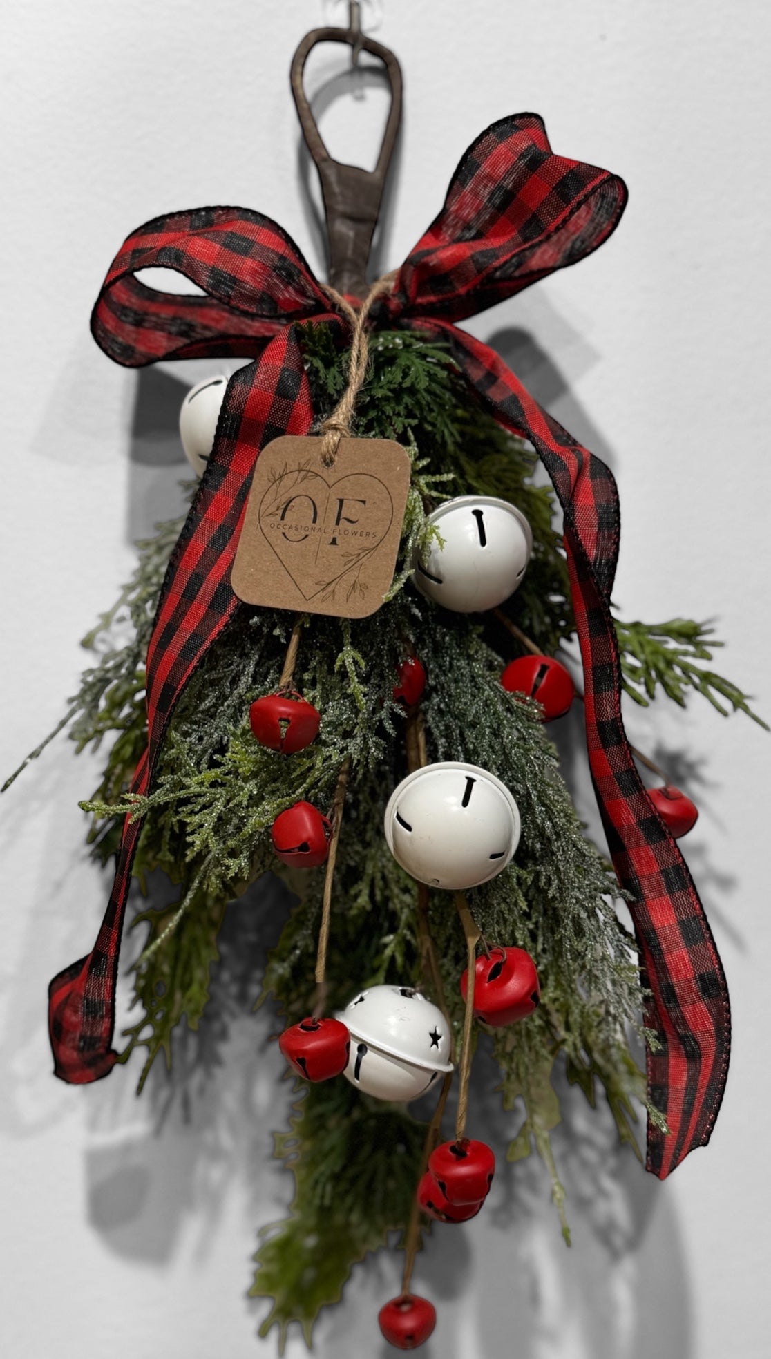 Rustic Charm Real Touch Cedar Swag