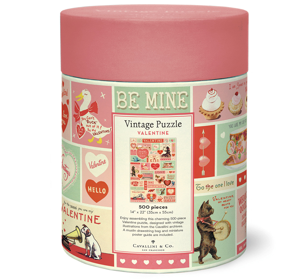 500 Piece Vintage Valentine Puzzle