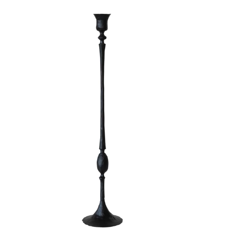 Hand-Forged Cast Iron Taper Holder