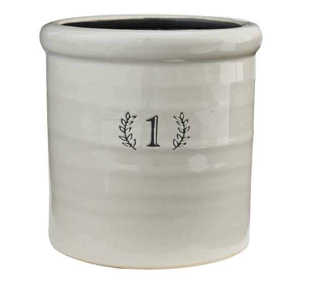 Heavy Ceramic Crock and Planter