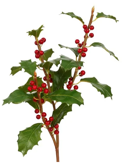 Real-look Holly Stem