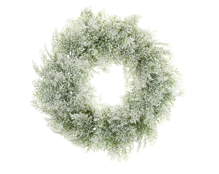 Bubble Glitter Cedar Wreath