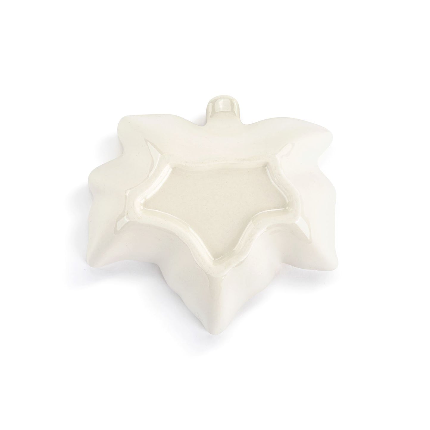 Leaf Shaped Ceramic Mini Bowl
