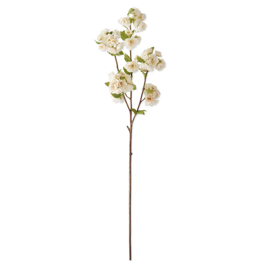 41 Inch Cream Real Touch Blossom Stem