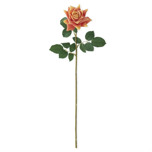 25 Inch Orange Real Touch Duchess Rose Stem
