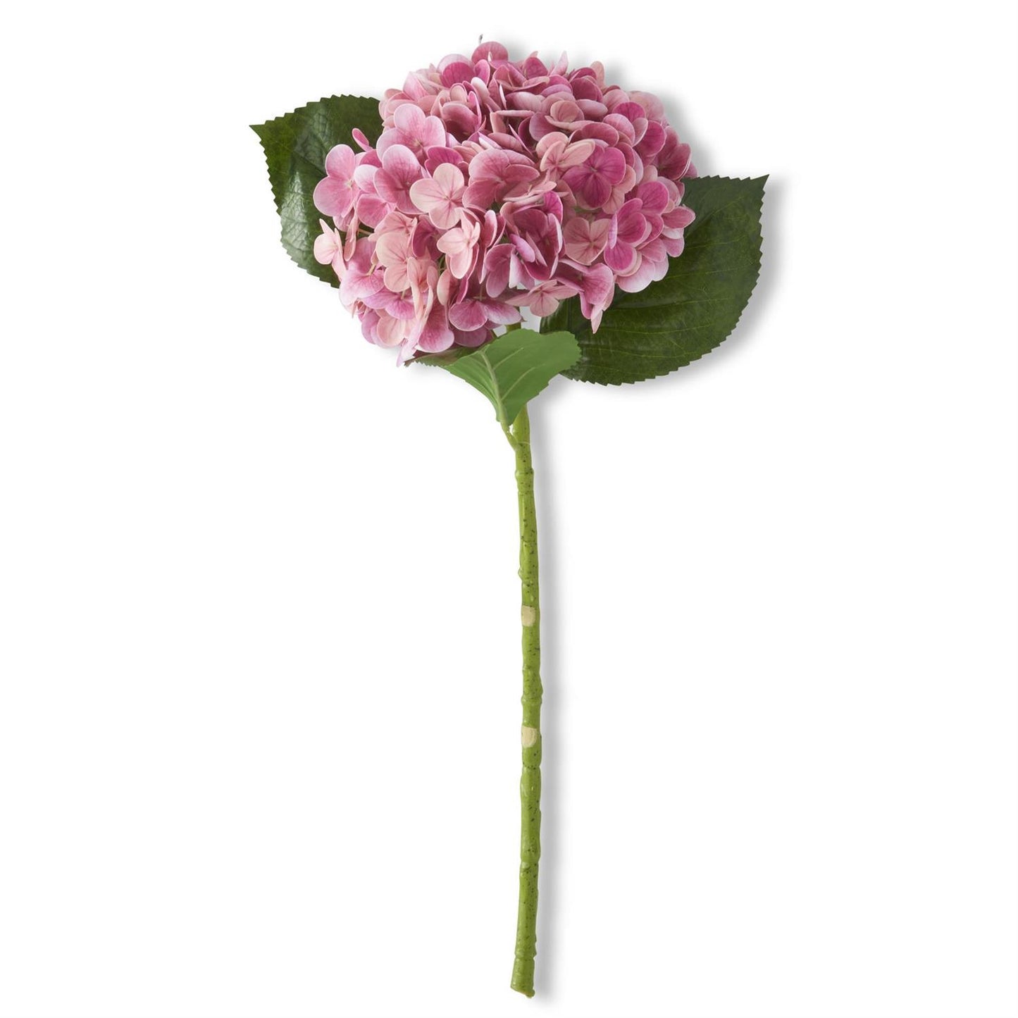 Inch Dark Pink Real Touch Hydrangea Stem