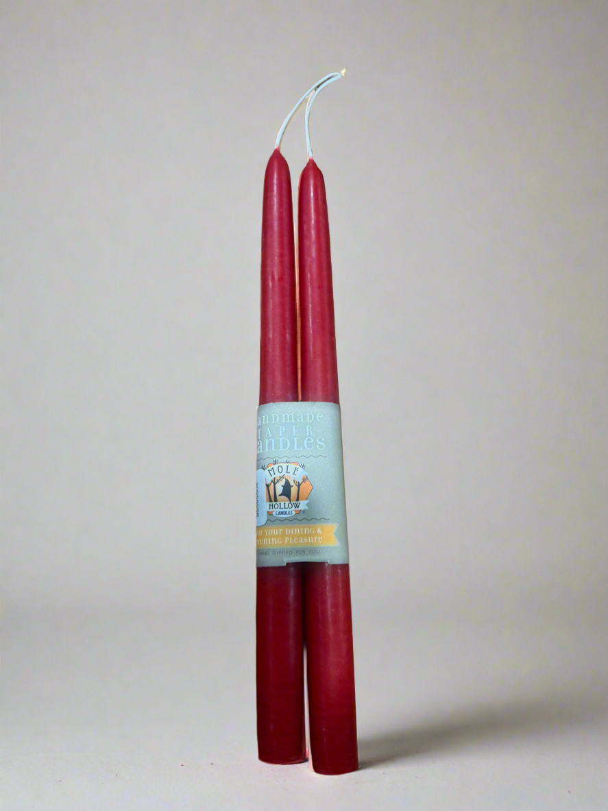 Mole Hollow Taper Candle (pair)