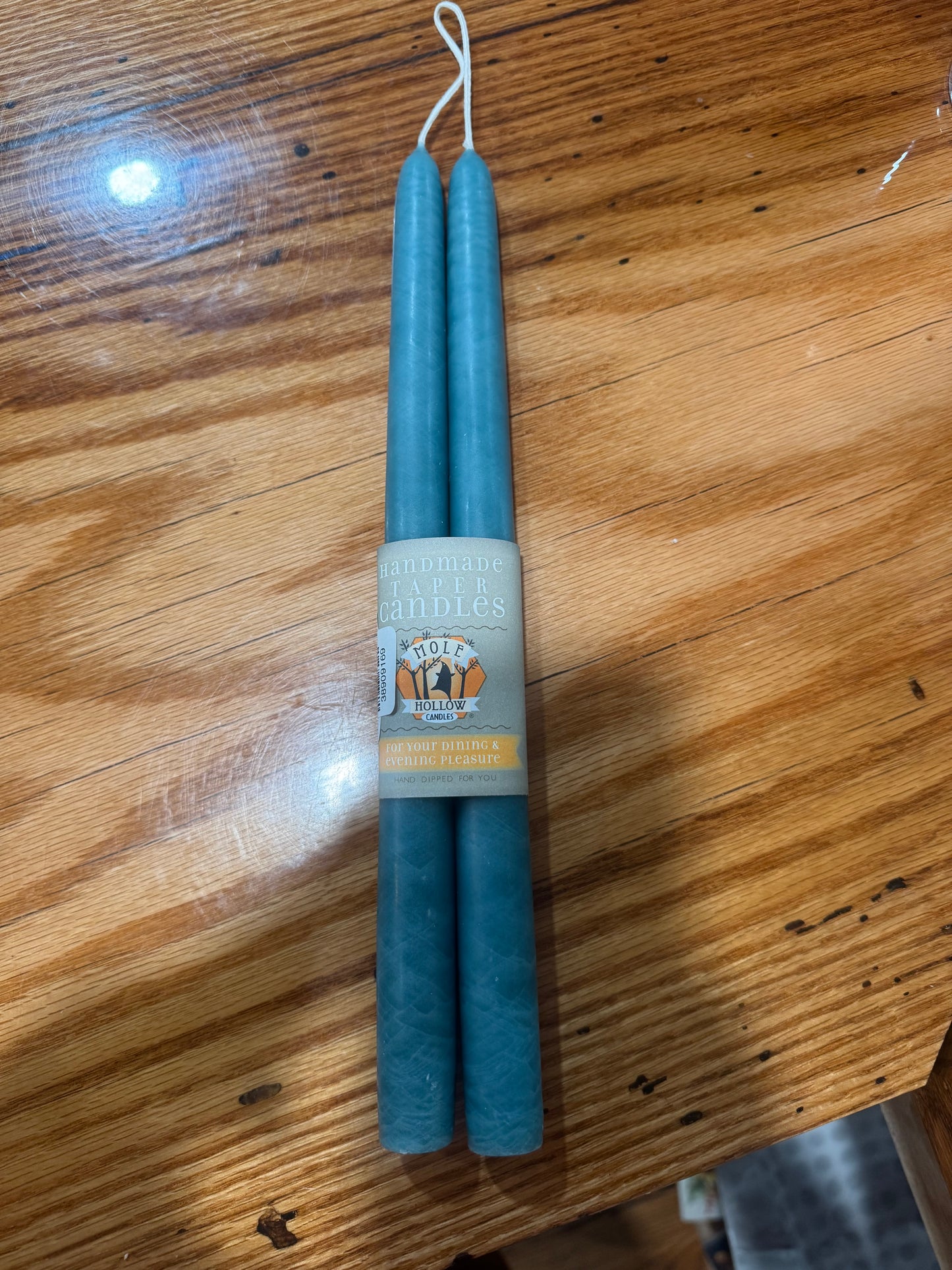 Mole Hollow Taper Candle (pair)