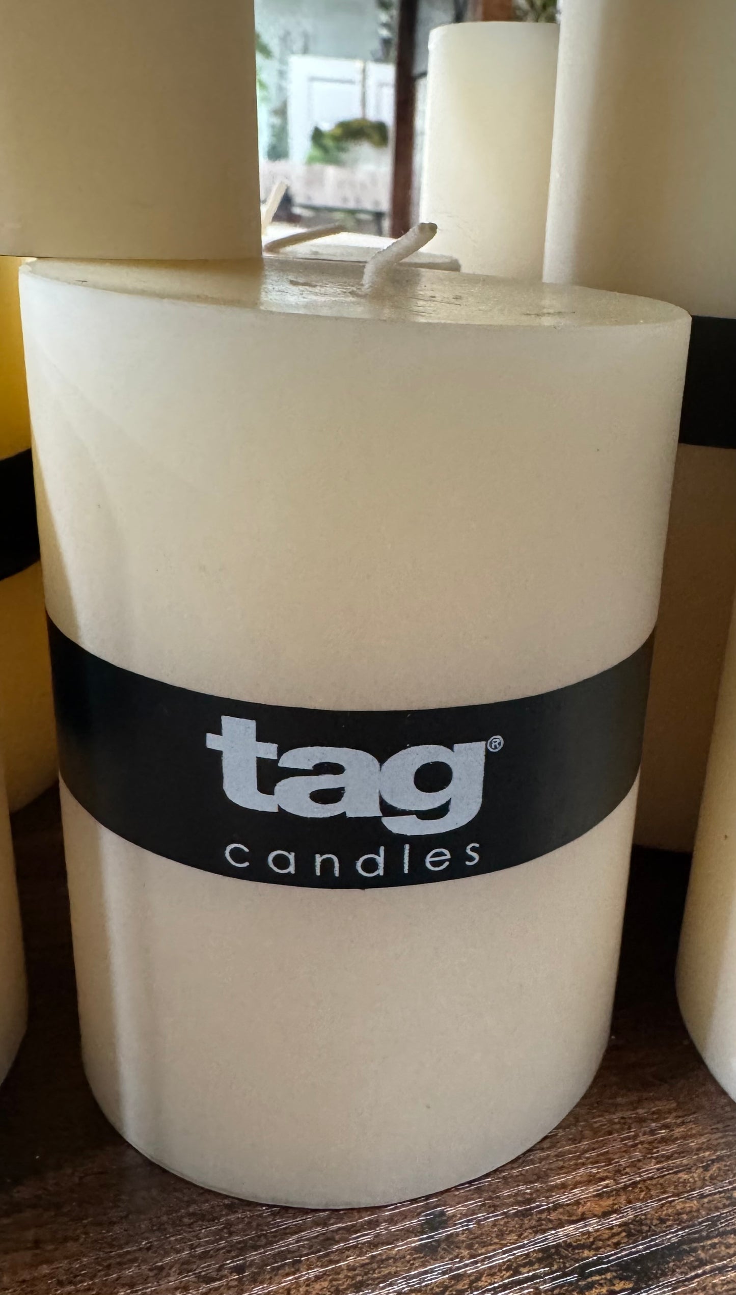 Unscented Pillar Candle