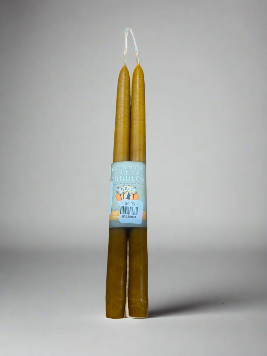 Mole Hollow Taper Candle (pair)