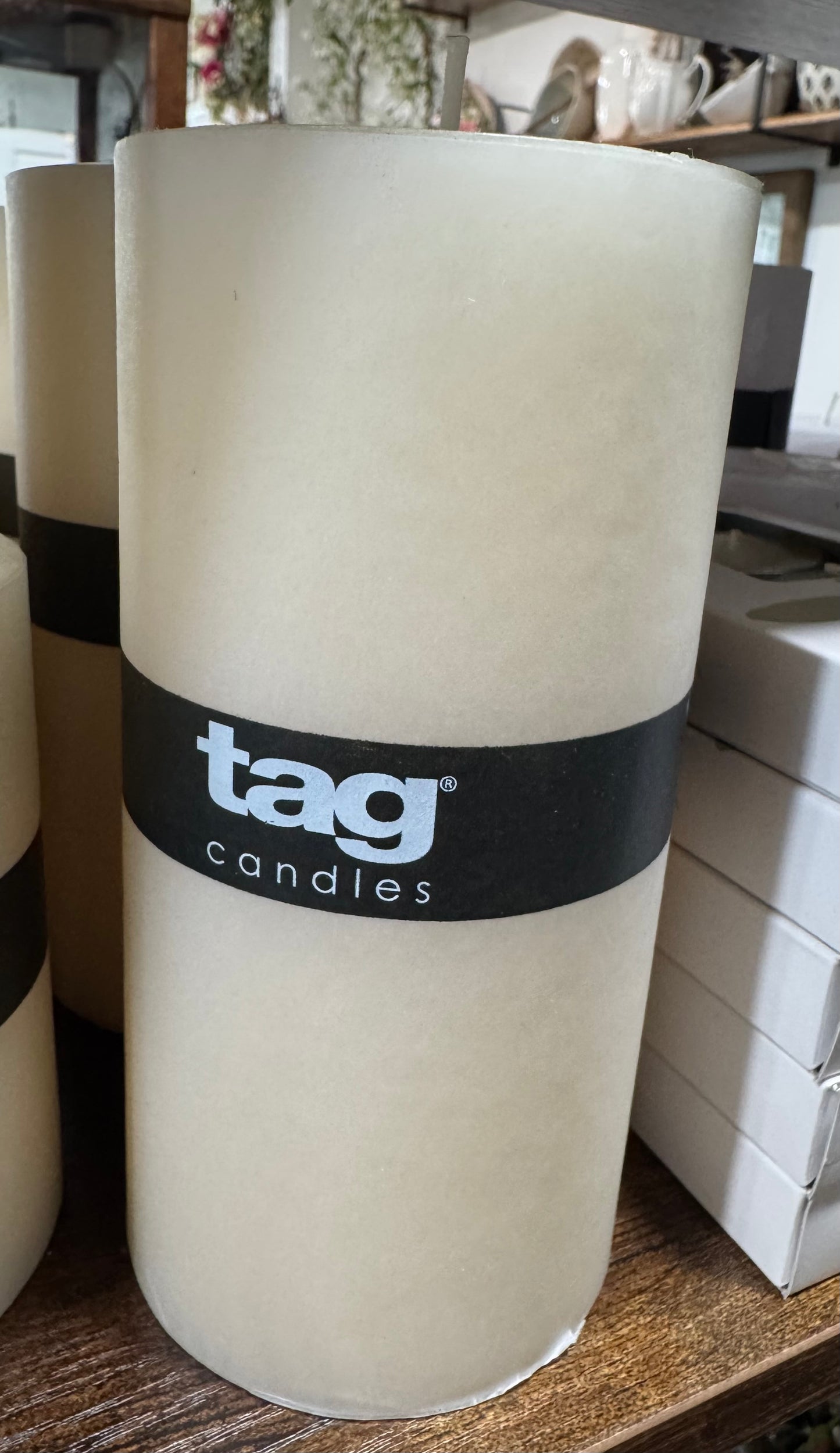 Unscented Pillar Candle