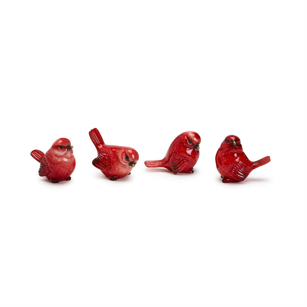 Red Cardinal Hand-Painted Birds