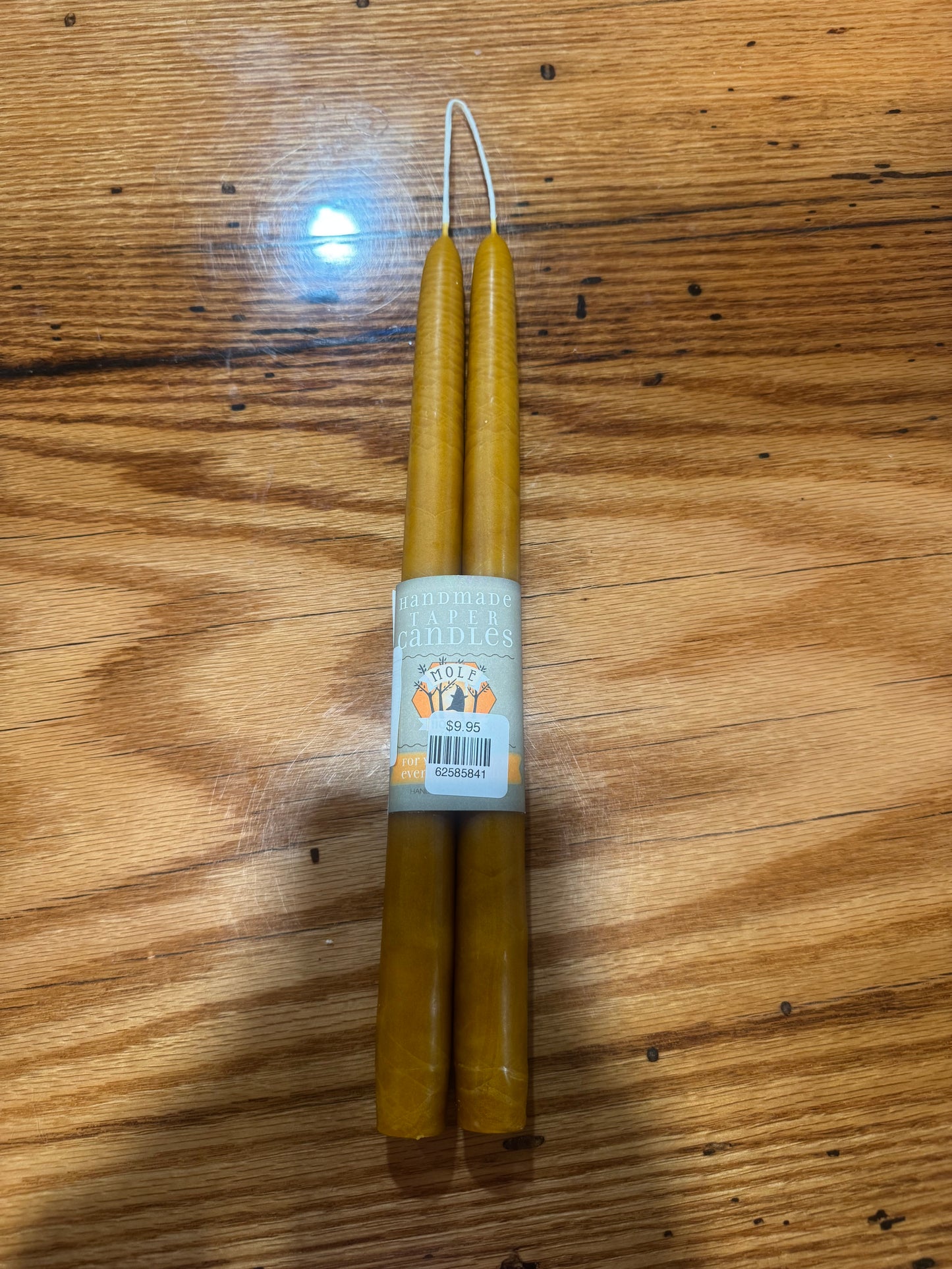 Mole Hollow Taper Candle (pair)