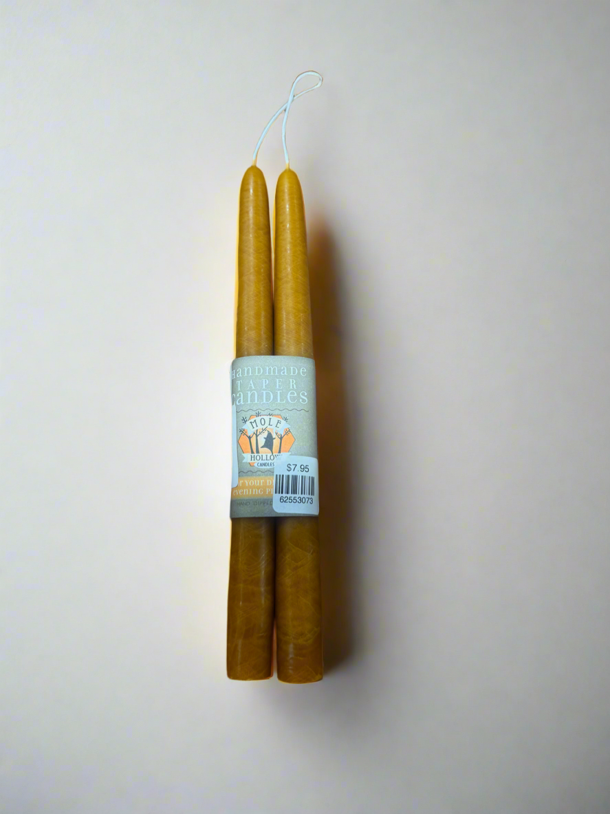 Mole Hollow Taper Candle (pair)
