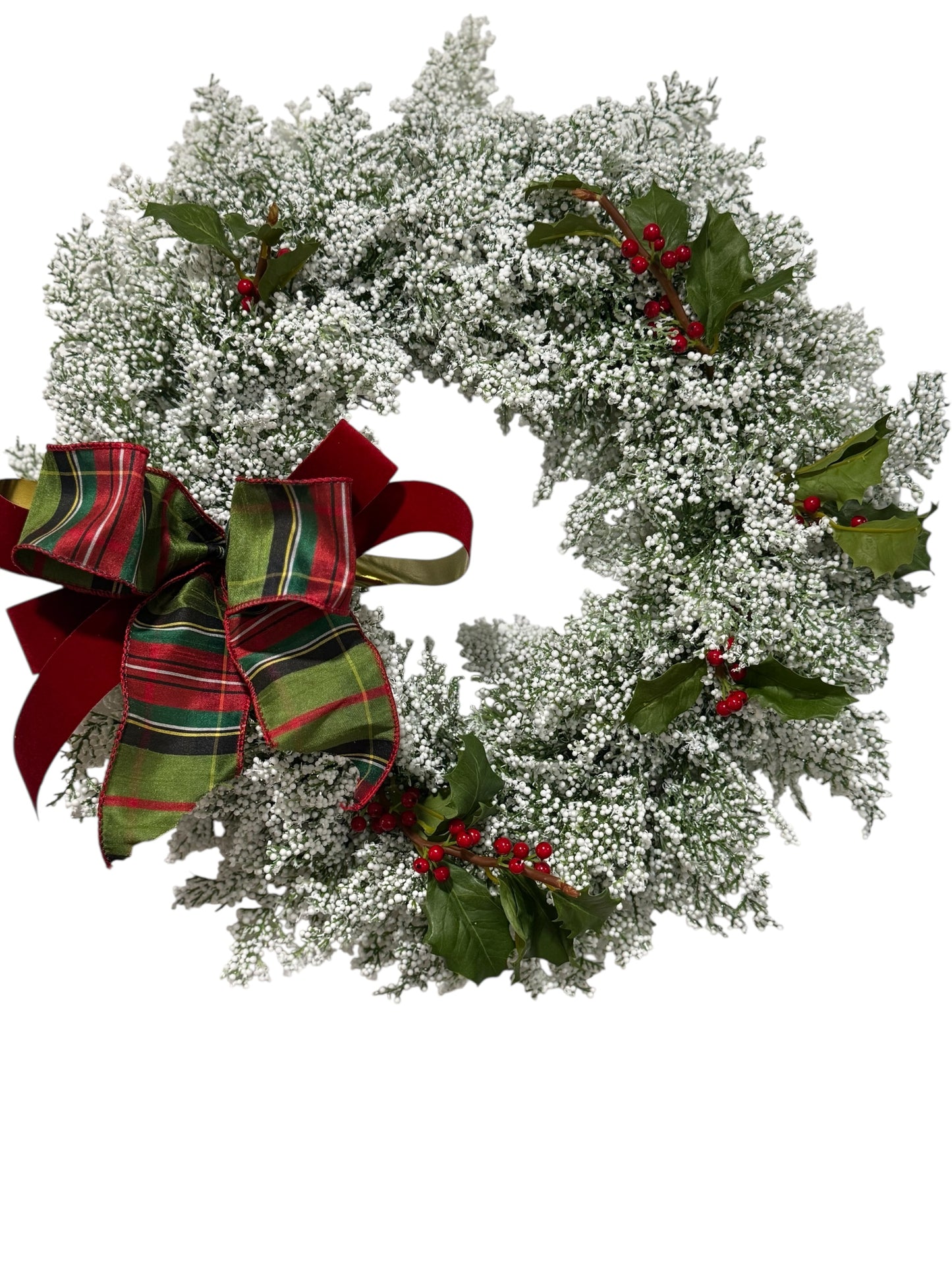 Bubble Glitter Cedar Wreath