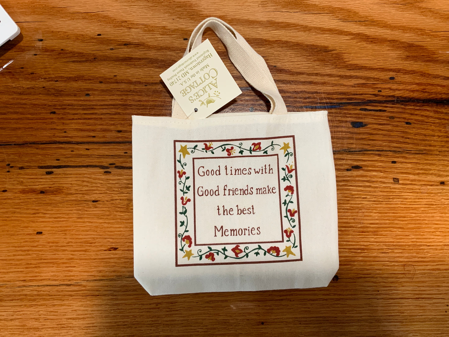 Alice's Cottage Cotton Gift Tote