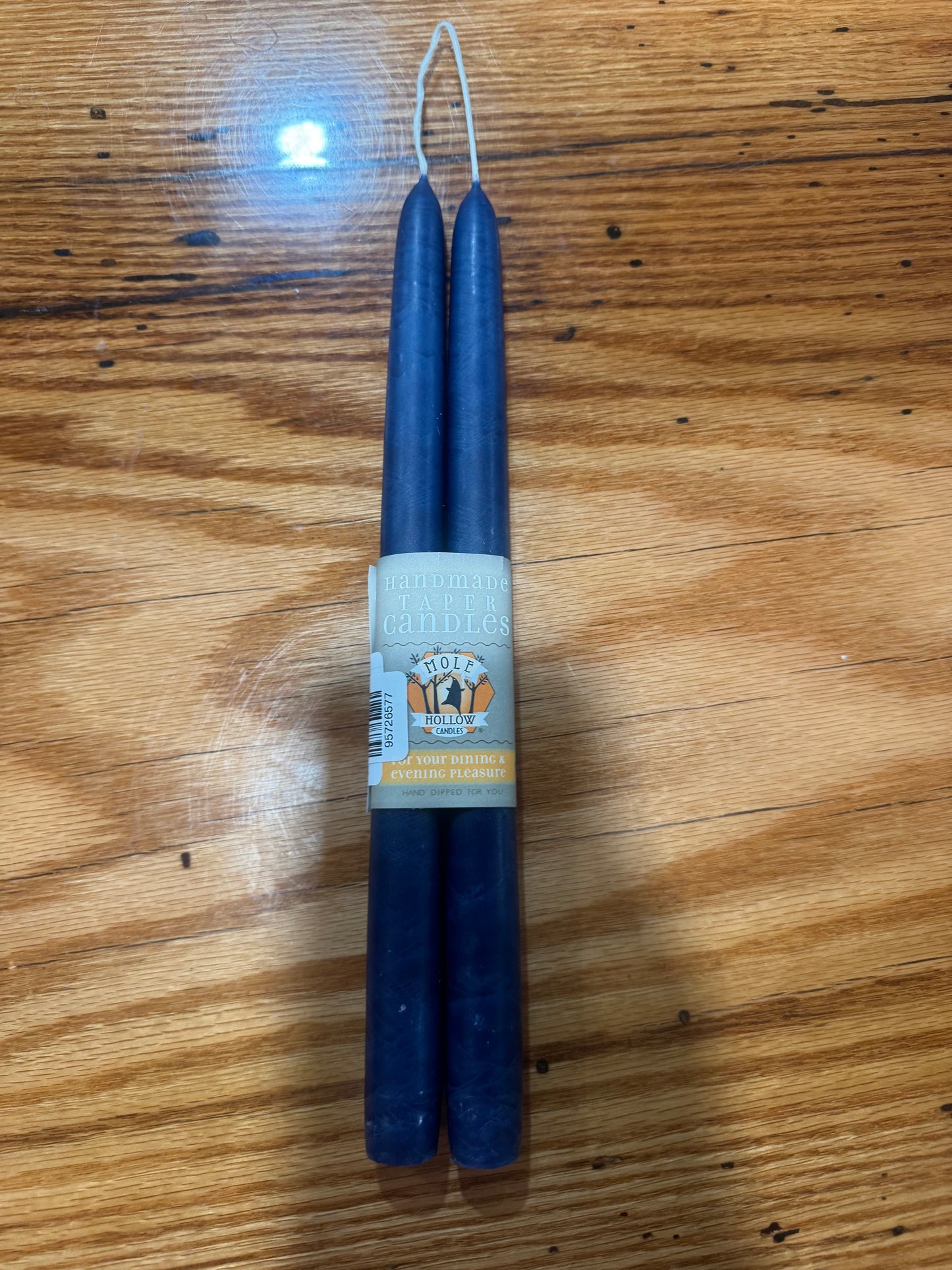 Mole Hollow Taper Candle (pair)