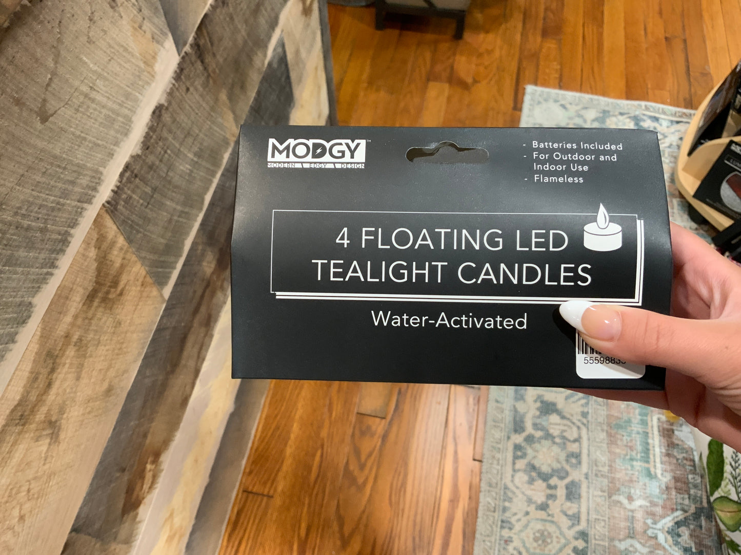 Water-activated LED Floating Candles