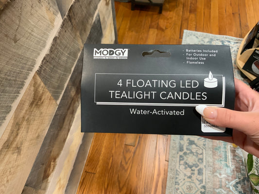 Water-activated LED Floating Candles