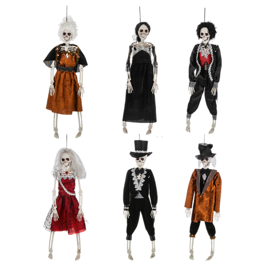 Victorian Dressed Skeleton Ornament