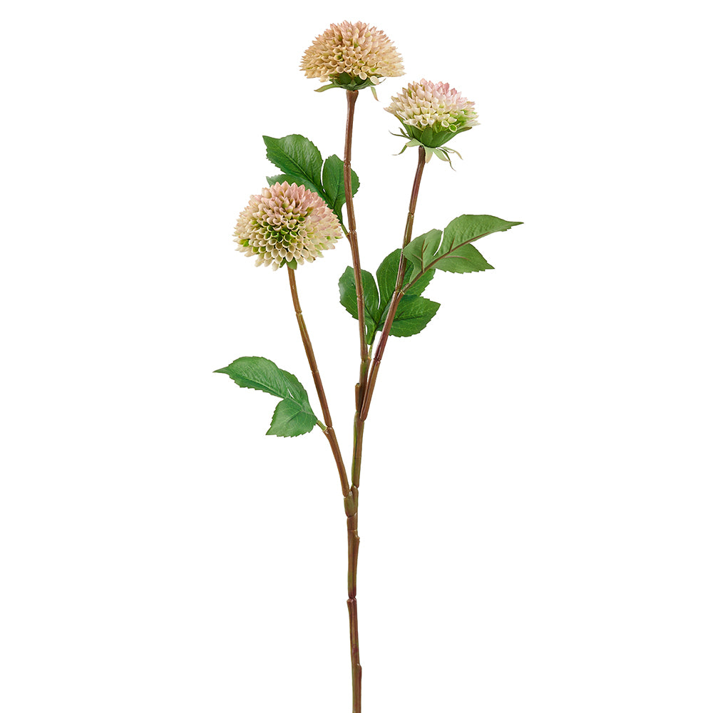 28.5” Pom Pom Dahlia Spray