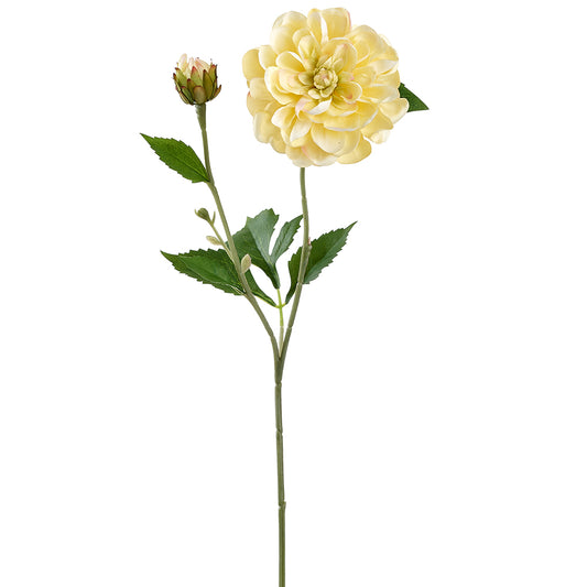 22.5" Yellow Dahlia Spray