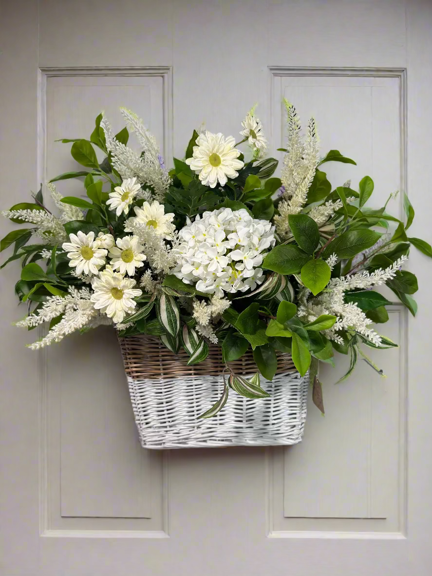Hanging Basket en blanc