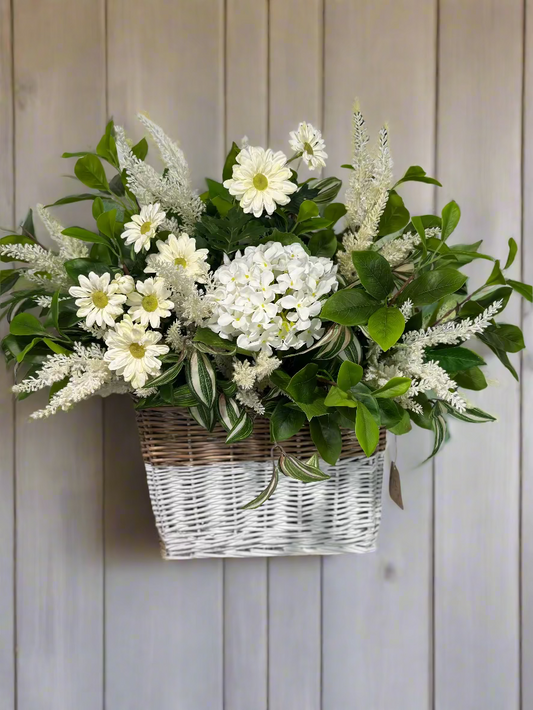 Hanging Basket en blanc