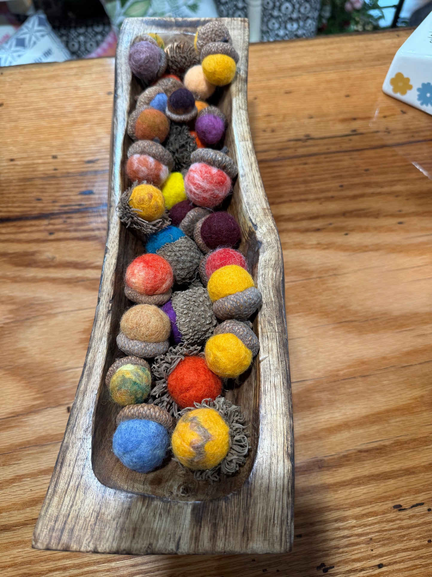 Hand Felted Acorns