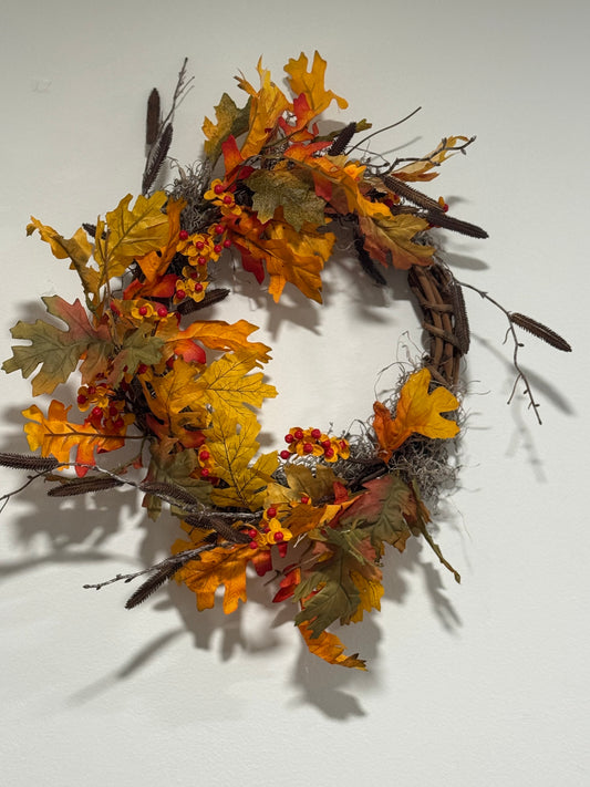 Oak Leaf Autumn Wreaths