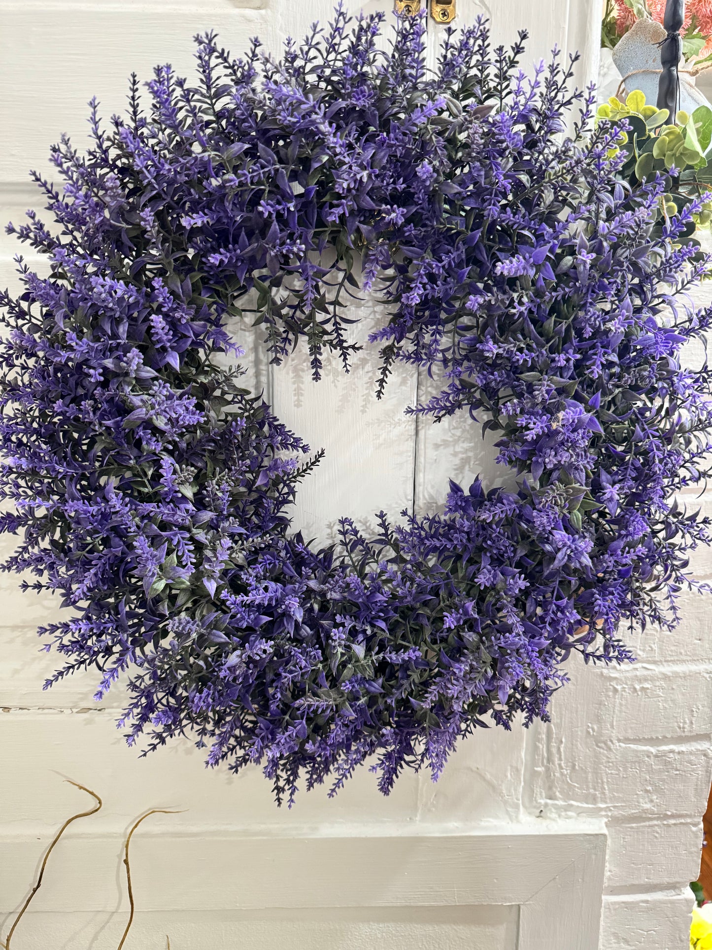 UV Protected Lavender Wreath