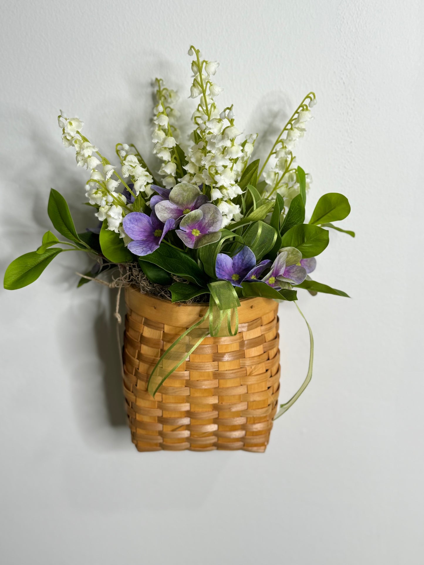 Lilly of the Valley basket