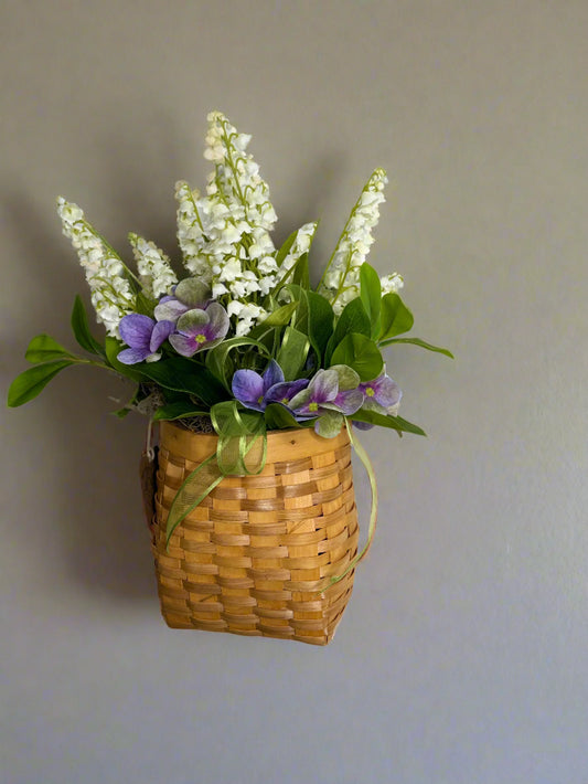 Lilly of the Valley basket