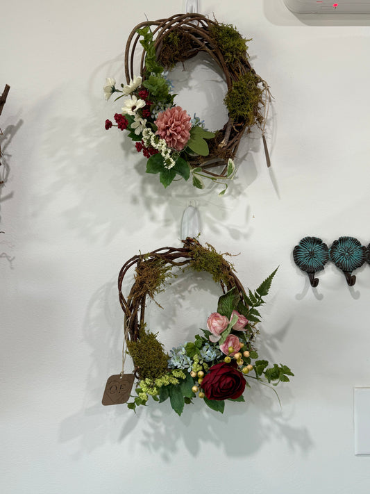 Mini romantic wreath