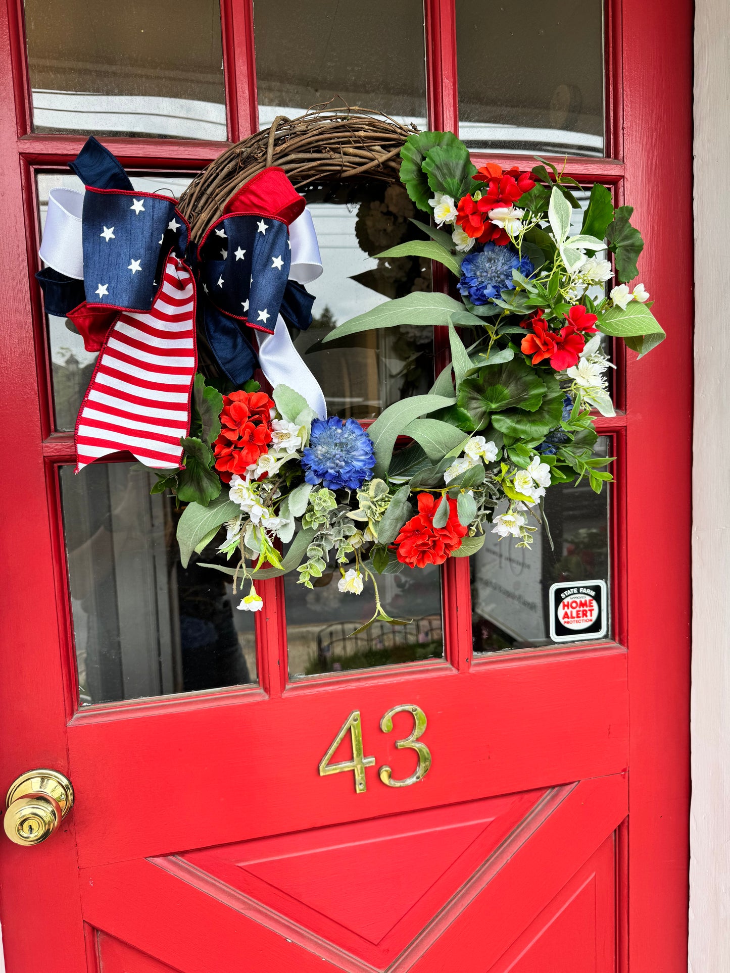 Red White and Blue Wreath
