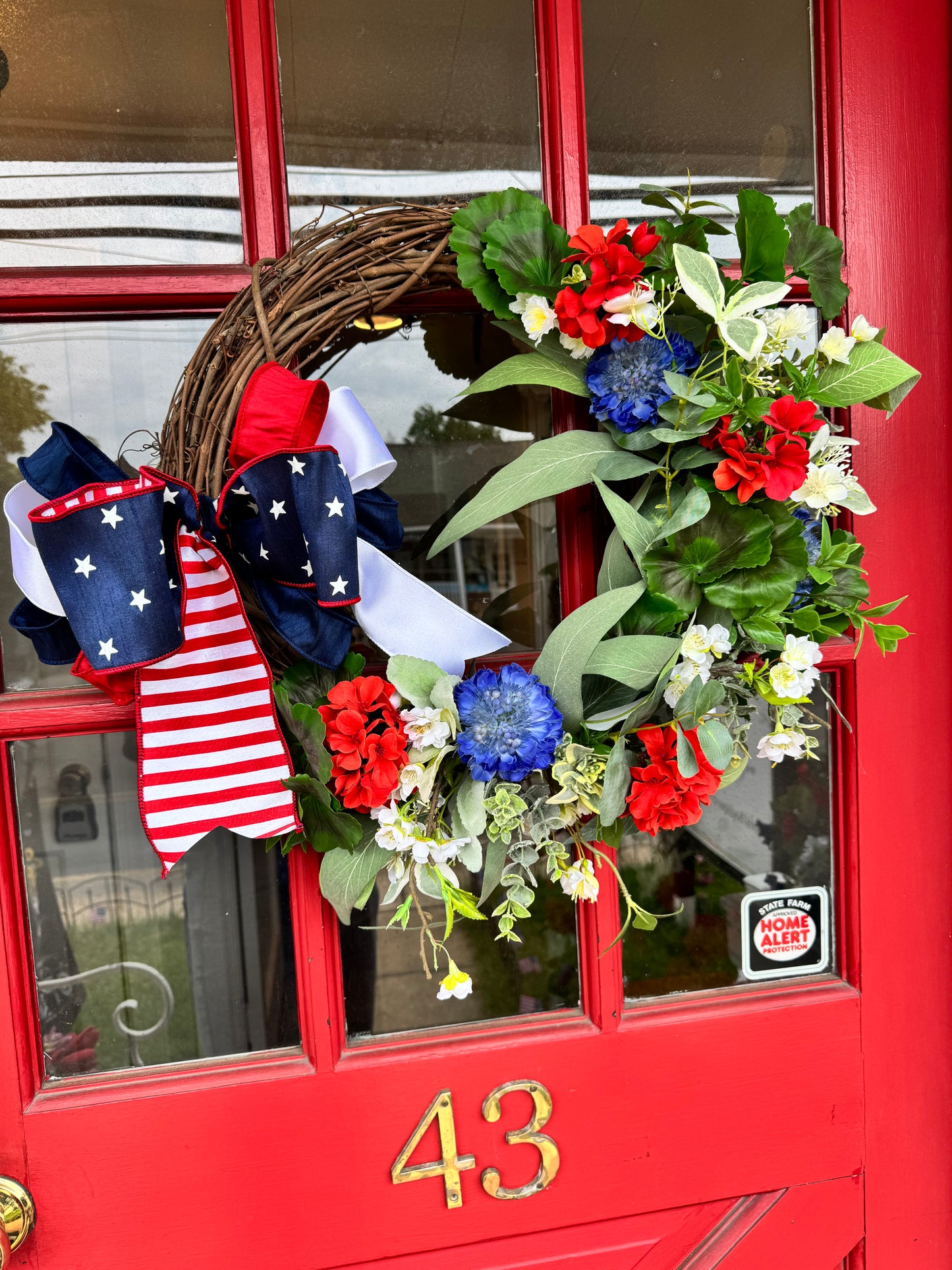Red White and Blue Wreath