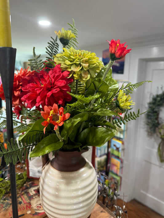 Zinnia bouquet