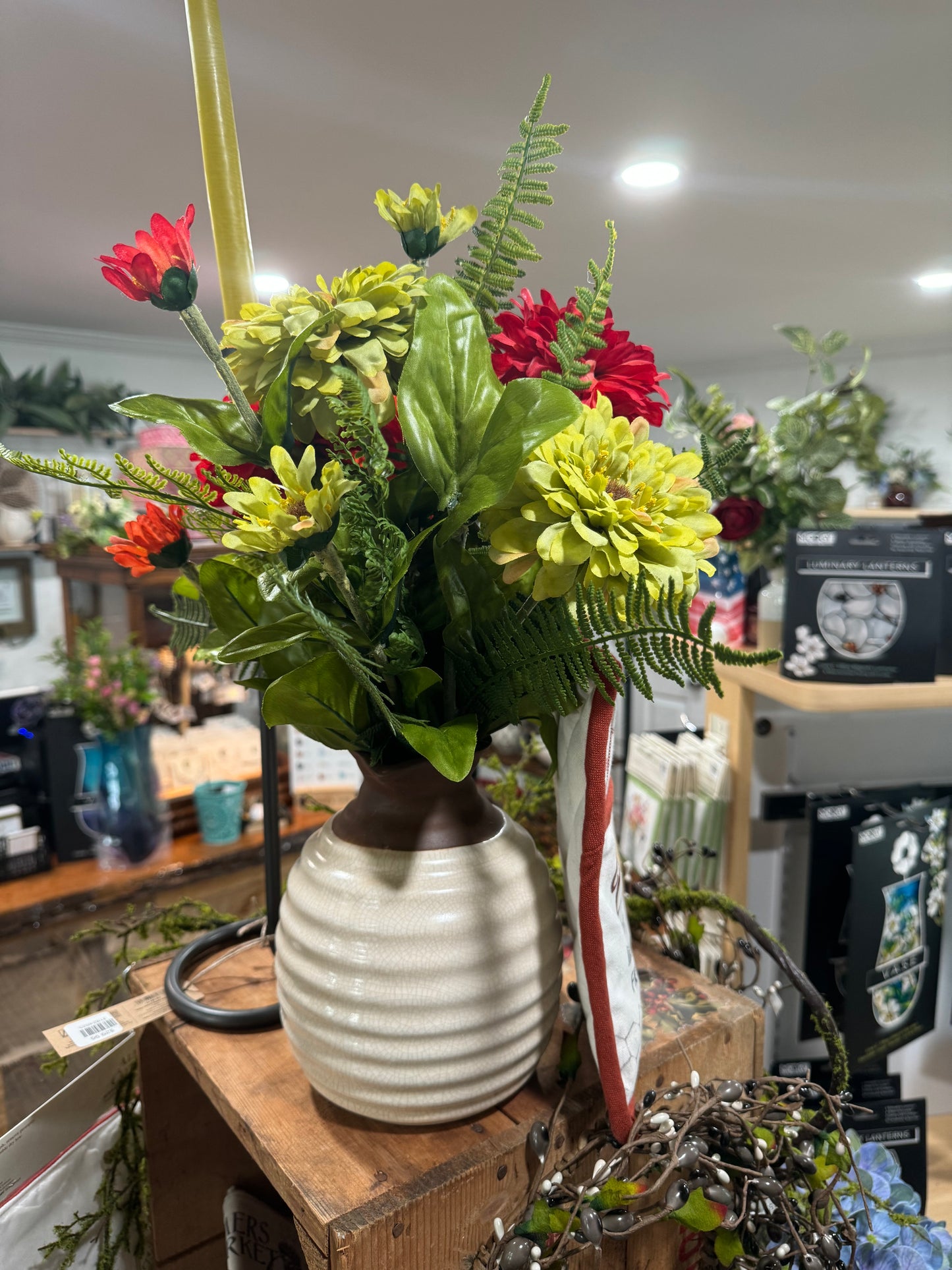 Zinnia bouquet