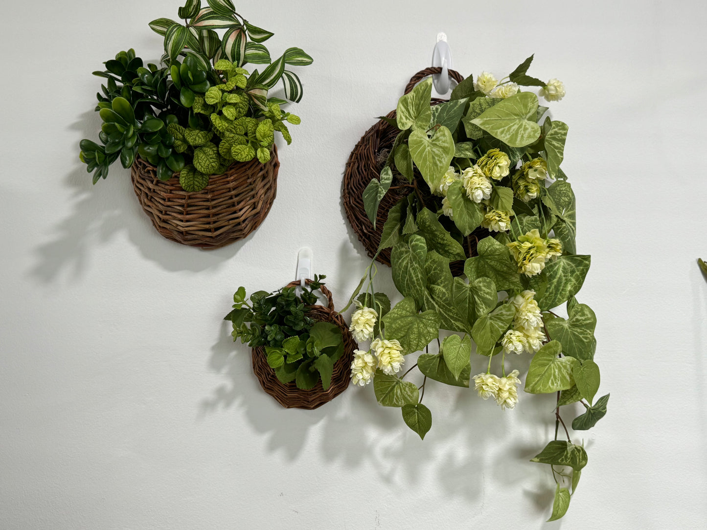 Mixed Greens Wall Basket