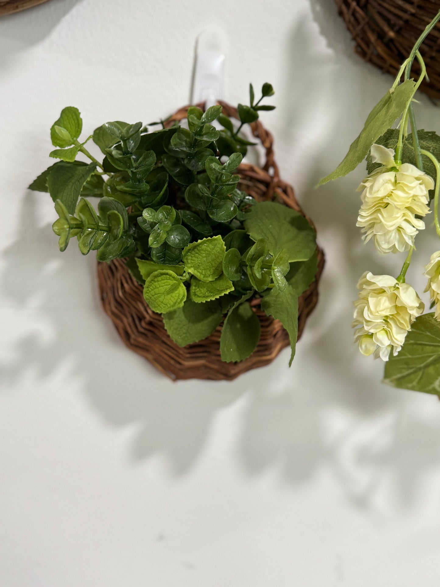 Mixed Greens Wall Basket