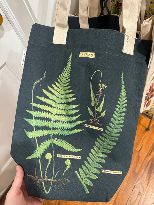 Vintage Floral Printed Tote Bag