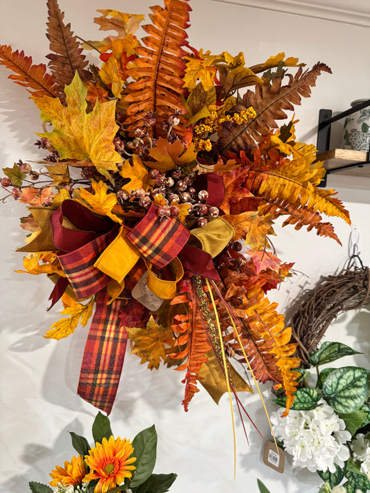Fall Floral Wall Arrangement